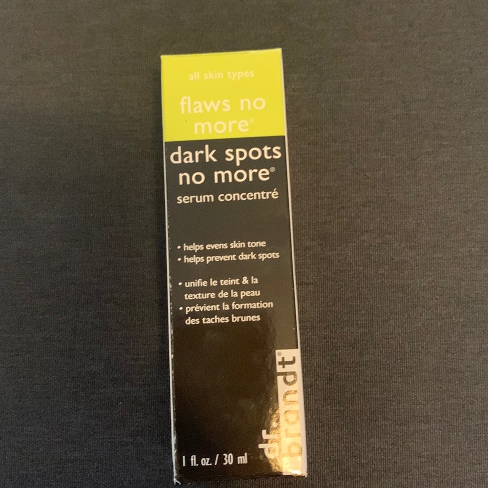 Flaws no more, dark spots no more serum concentrate by Dr. Brandt